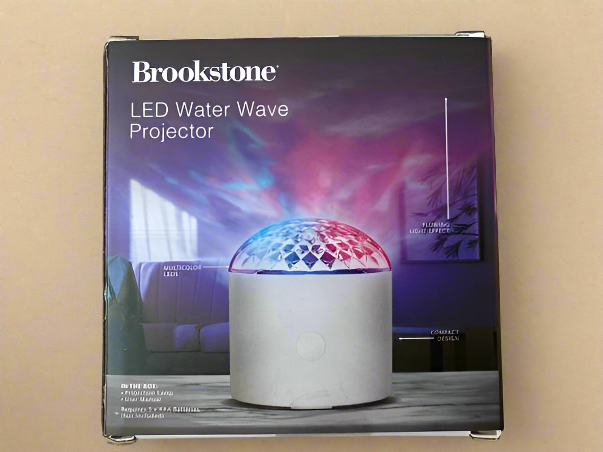 BROOKSTONE LED WATER WAVE PROJECTOR