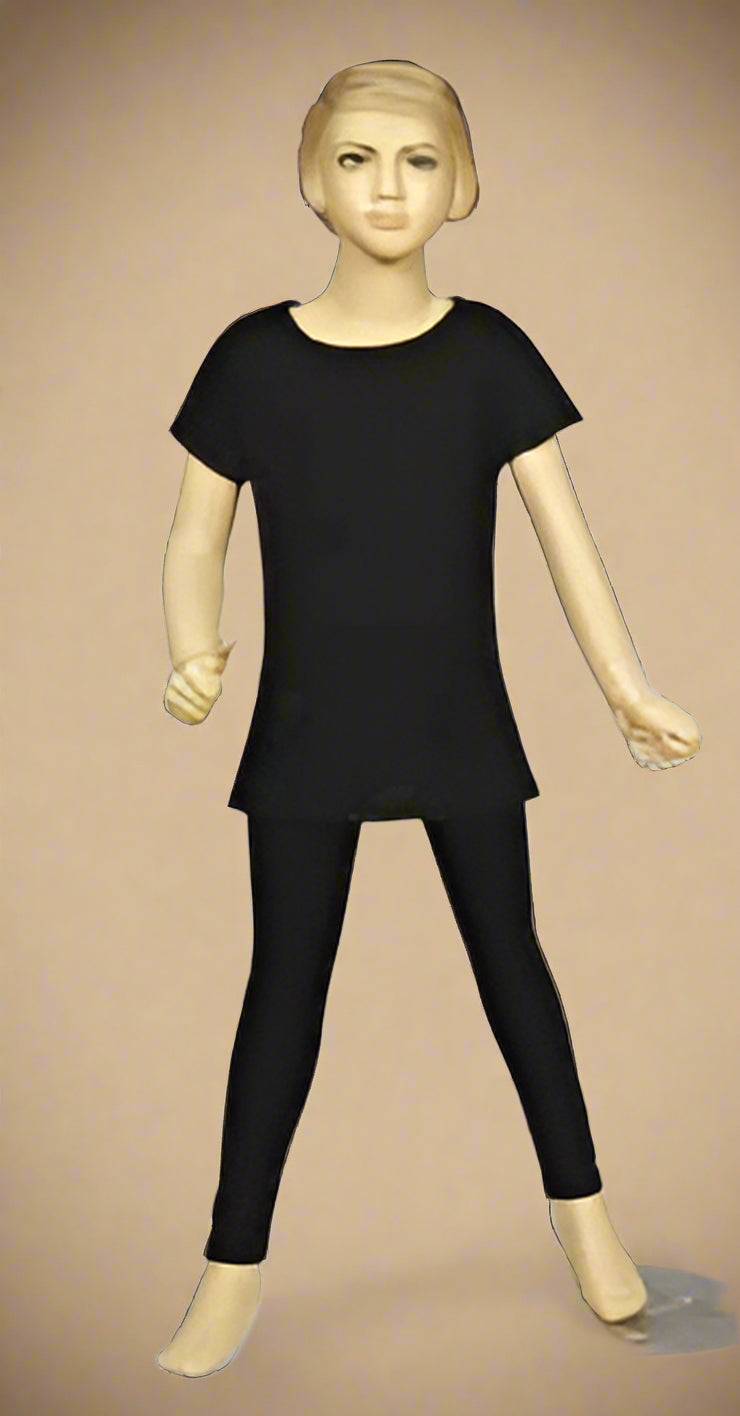 Girls' Tunic with 2 Pockets – 100% Cotton Comfort