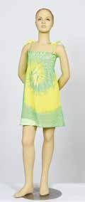 Girls' Smocked Tie-Dye Dress – 100% Cotton