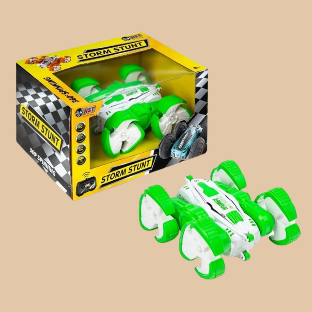 HST RC Storm Stunt 360 Double-Sided Truck – Color Green & White