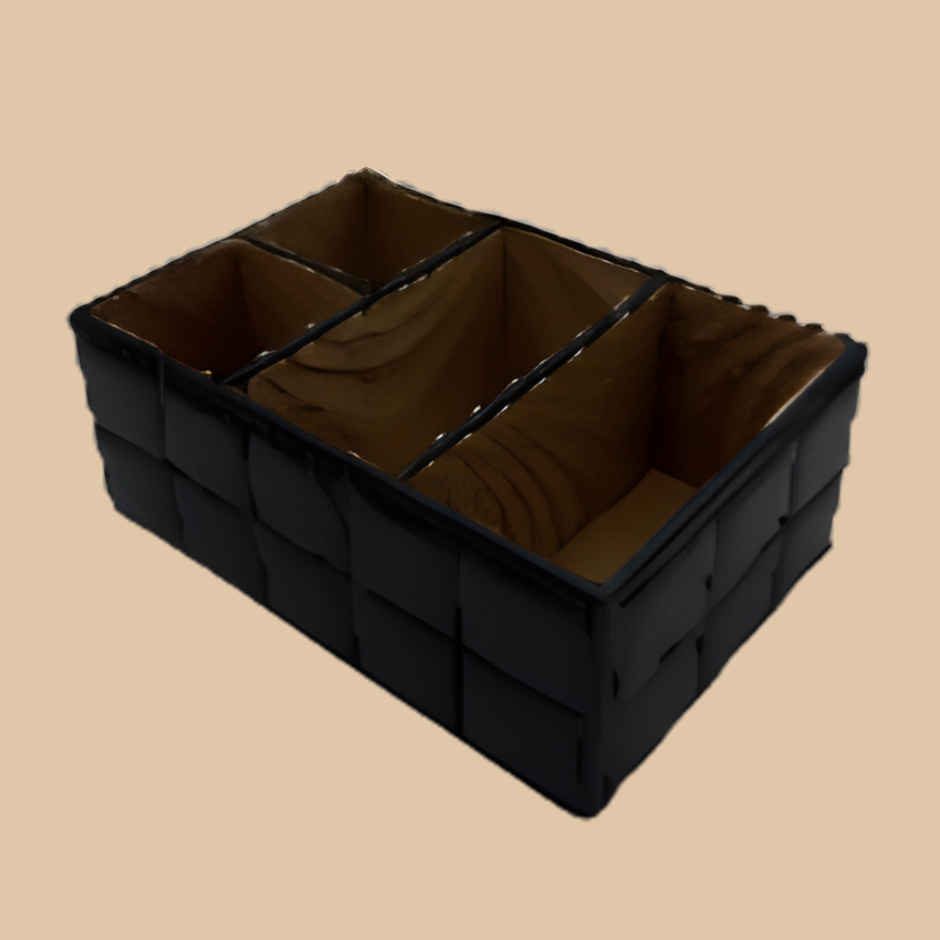 Office Multifunction Organizer Box Black