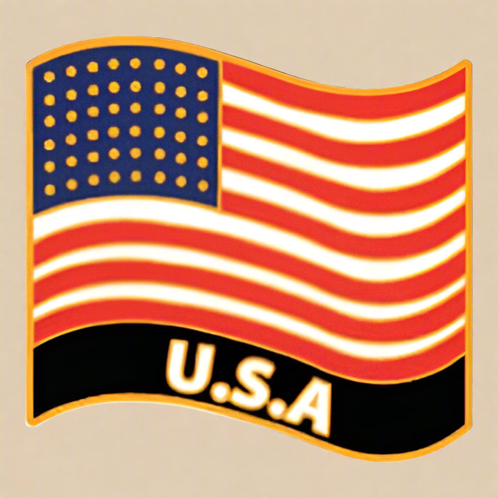 USA Flag Pin