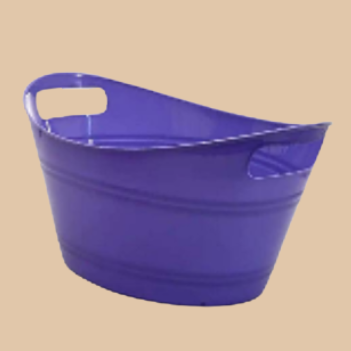 Oval Tub with Handle Purple - Extra Large
