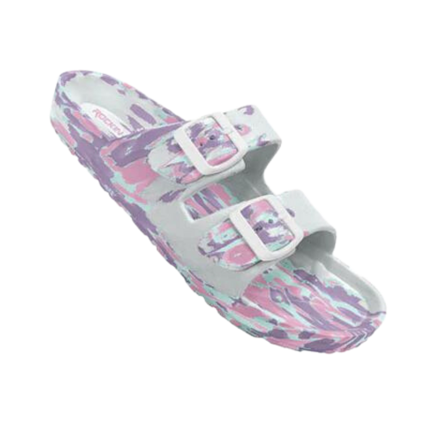 Huntington Buckle Sandals - Candy Marbled