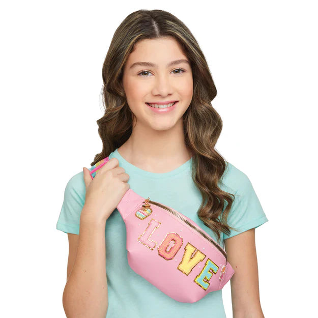 MAKE IT REAL Fashion Bum Bag with Patches