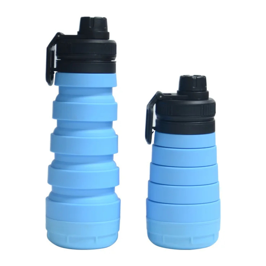 Collapsible Silicone Water Bottle Set – 750ml (4 Colors Assorted)