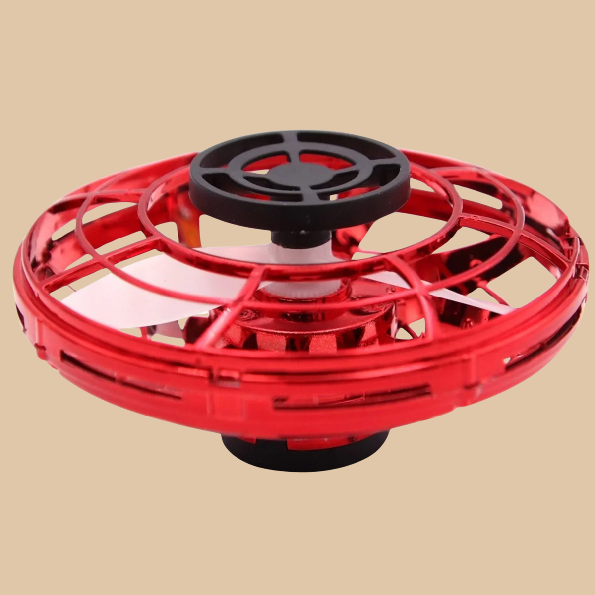 BOOMERANG, THE FLYING SPINNER, COLOR RED
