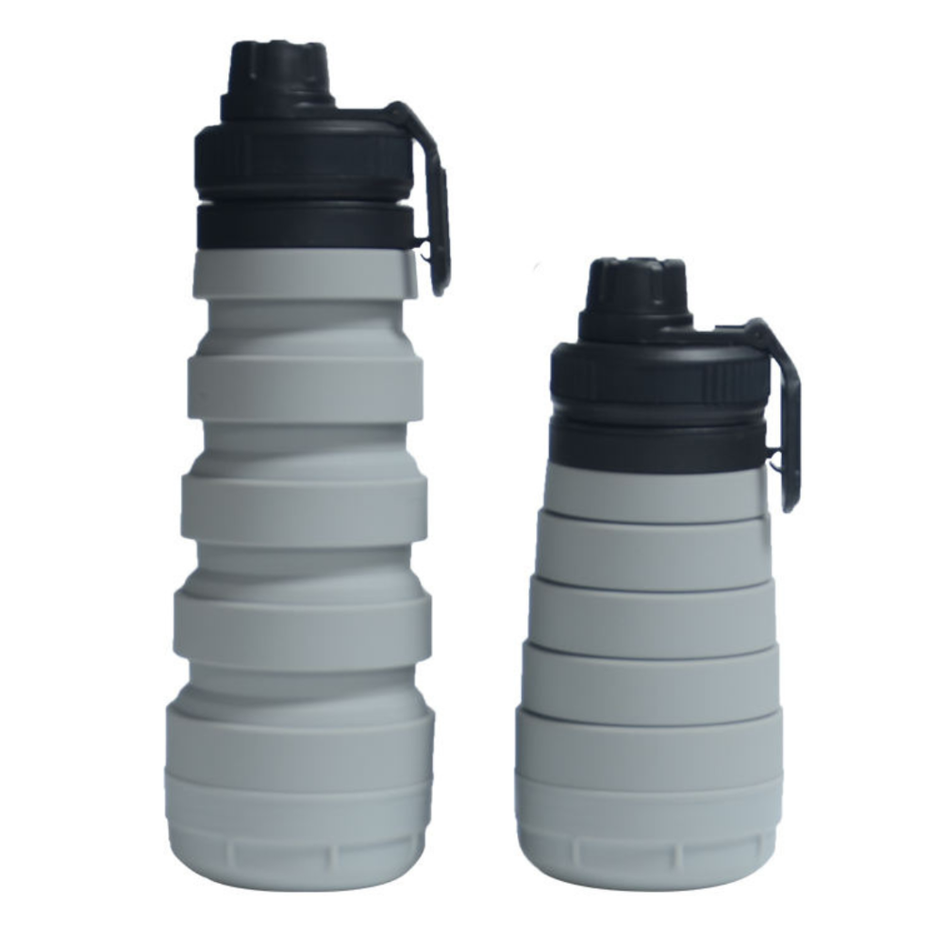 Collapsible Silicone Water Bottle Set – 750ml (4 Colors Assorted)