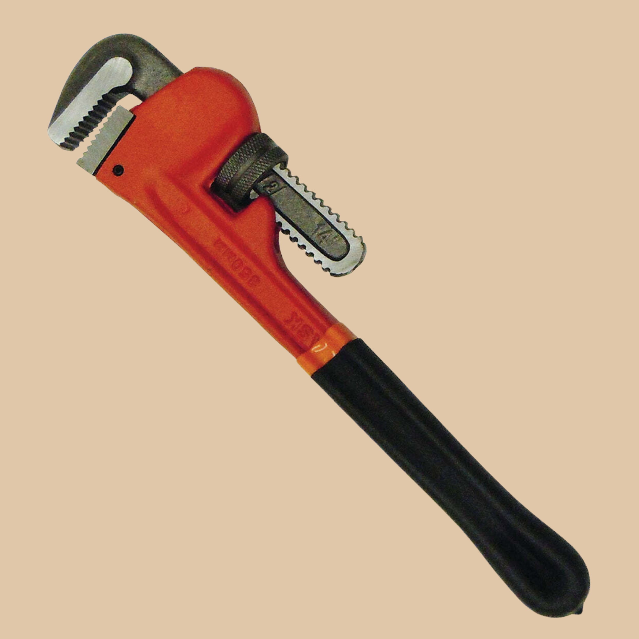 Heavy Duty Pipe Wrench 14" – Adjustable Grip