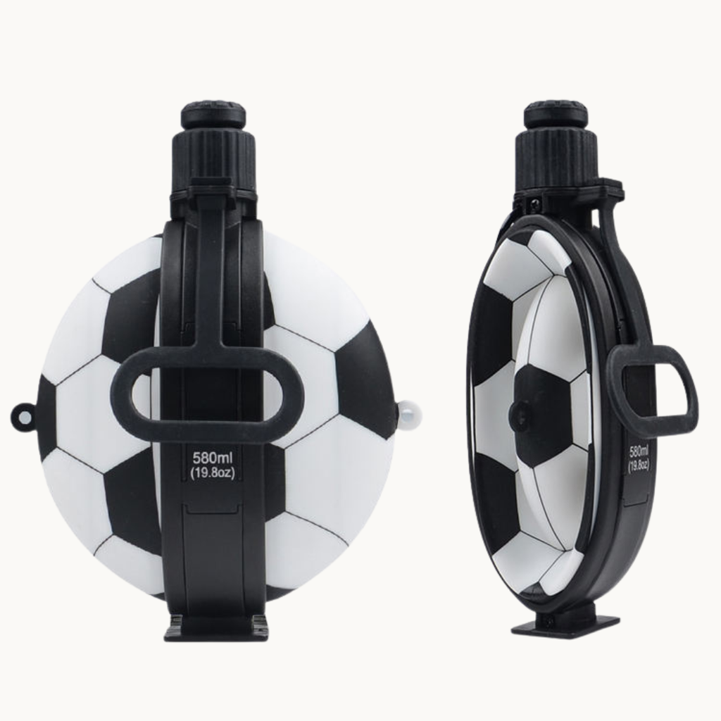 Soccer Ball Collapsible Silicone Water Bottle – 580ml BPA-Free