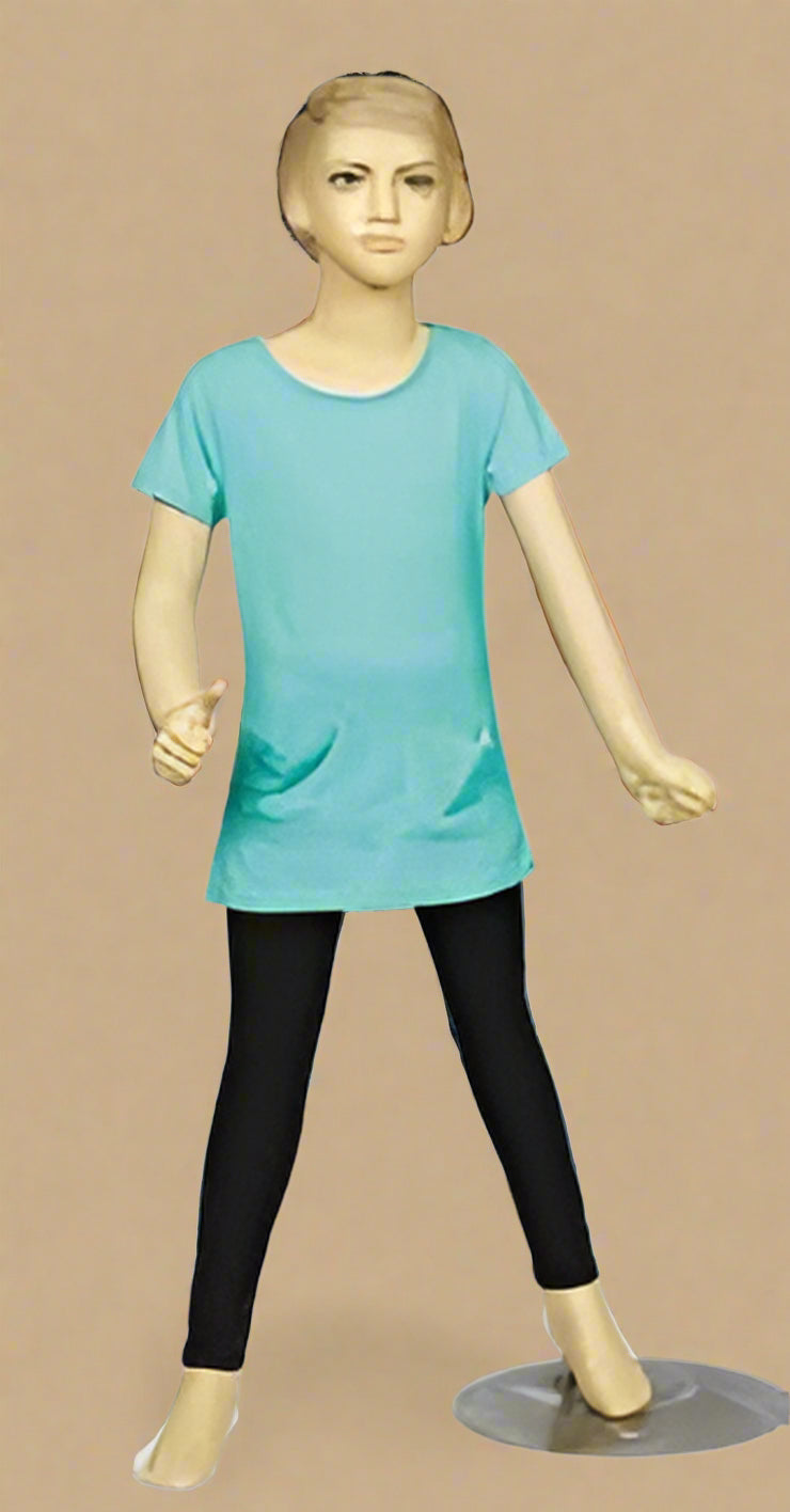 Girls' Tunic with 2 Pockets – 100% Cotton Comfort