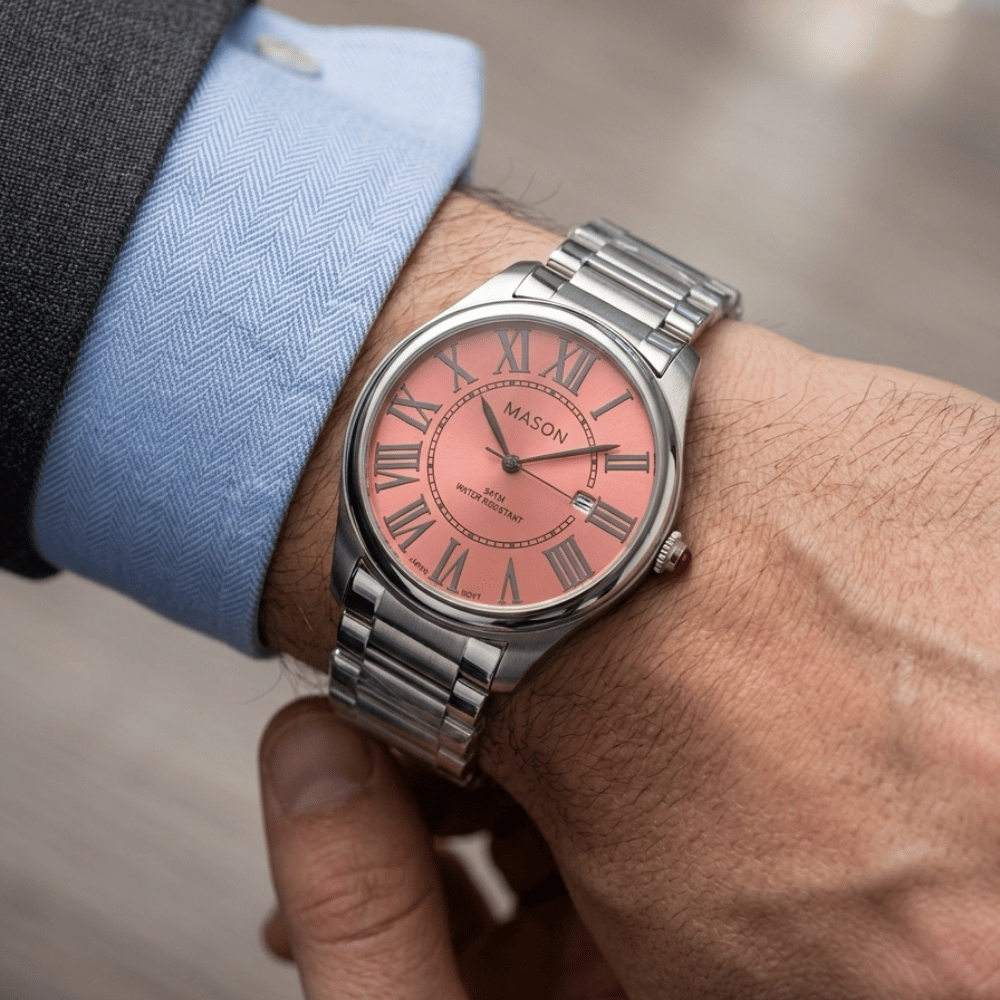 Mason Luxury Stainless Steel Timepiece – Water Resistant RJ-239
