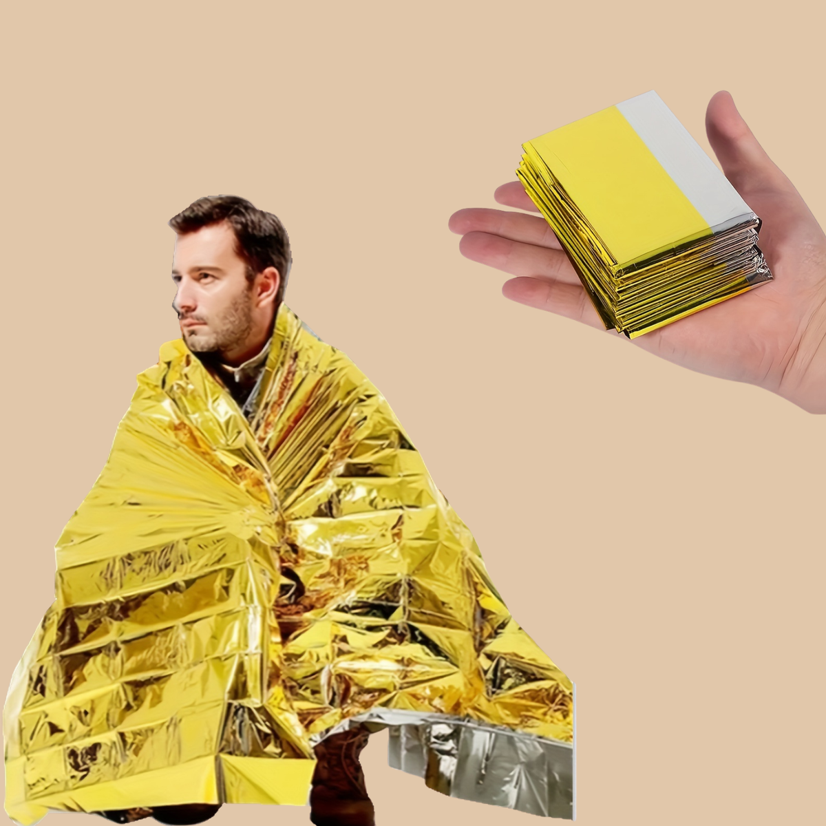 Emergency Rescue Blanket, Survival Mylar