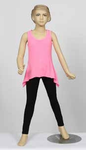 Girls' Loose Tank Top – 100% Cotton