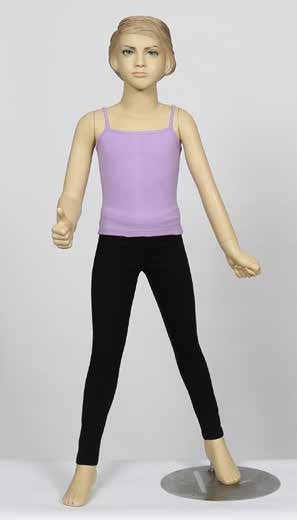 Girls' Spaghetti Tank Top – 100% Cotton