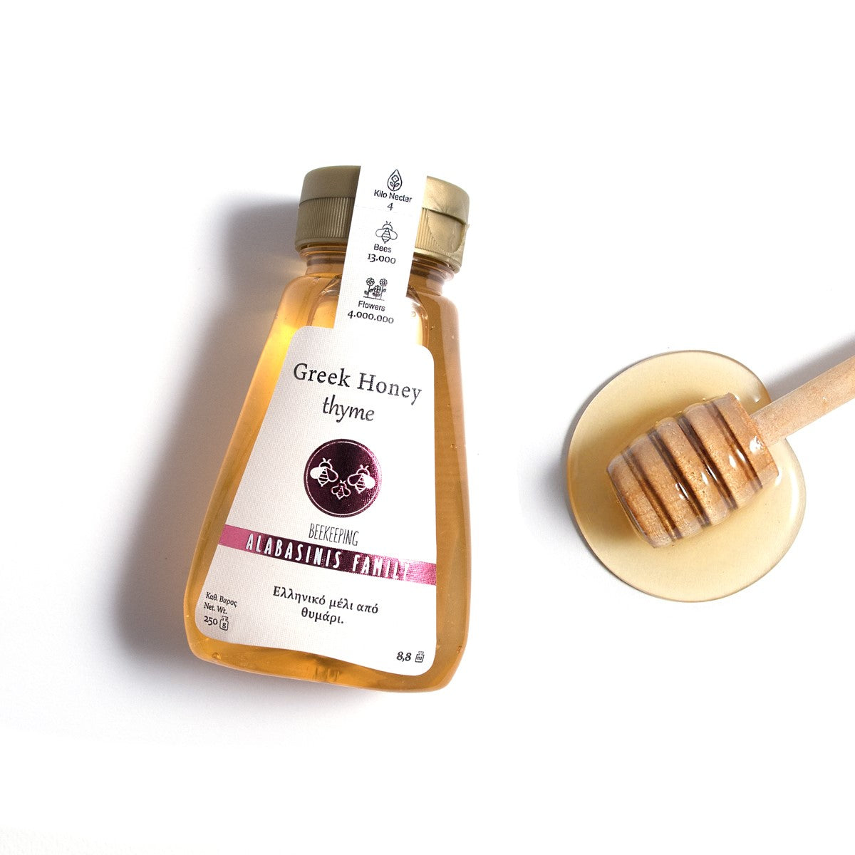 Alabasinis Thyme Honey Travel Size – Portable Natural Honey