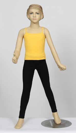 Girls' Spaghetti Tank Top – 100% Cotton