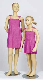 Girls' Smocked Burnout Dress – 100% Cotton