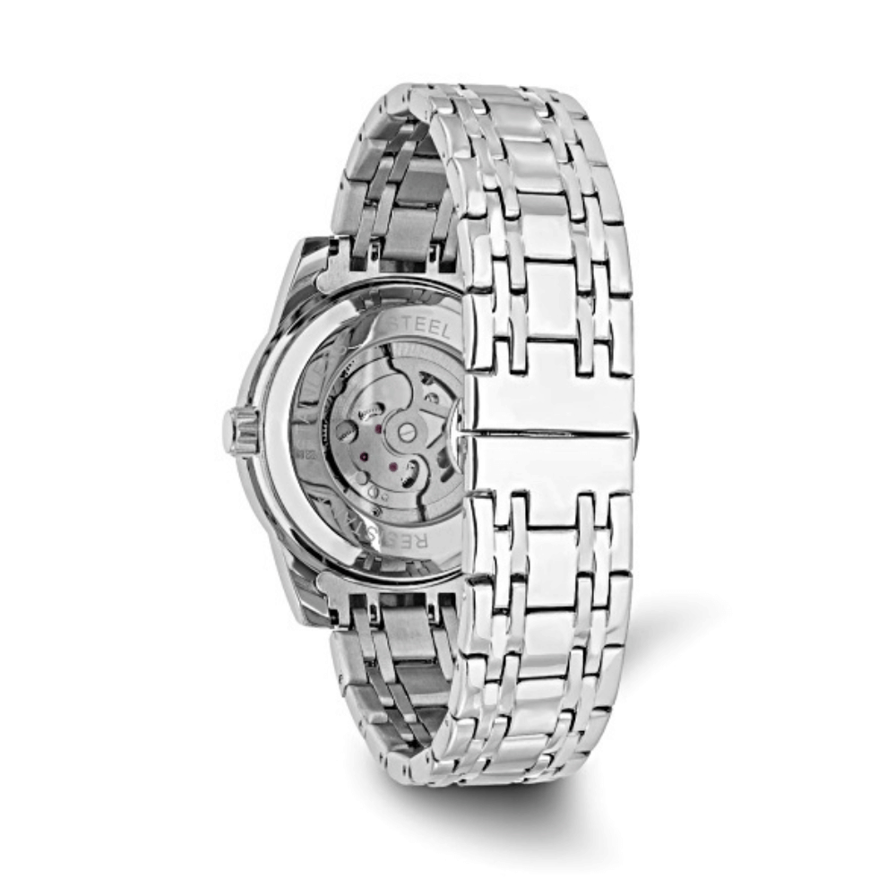 Mason Men’s Skeleton Movement Stainless Steel Watch – RJ-068
