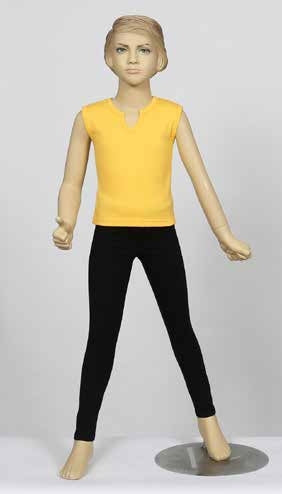 Girls' Sleeveless Tee – 100% Cotton