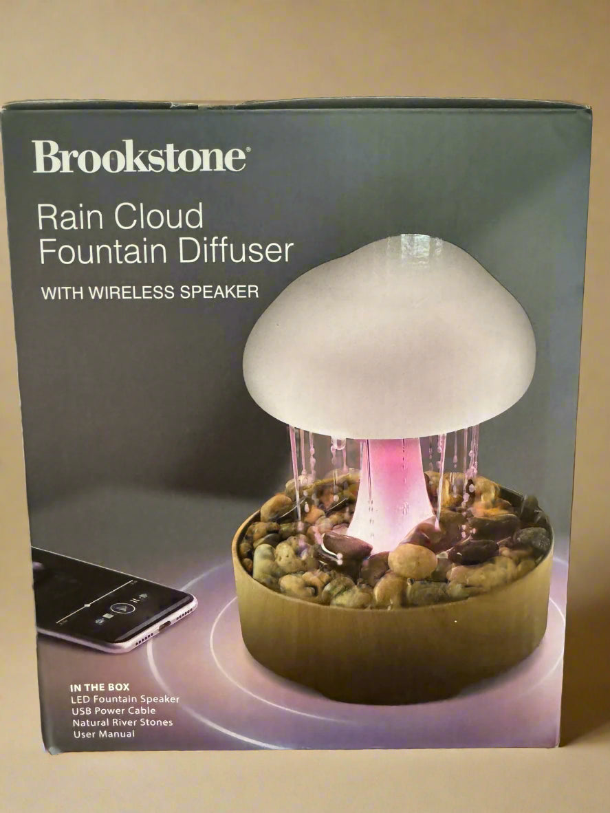 Brookstone Rain Cloud Fountain Diffuser