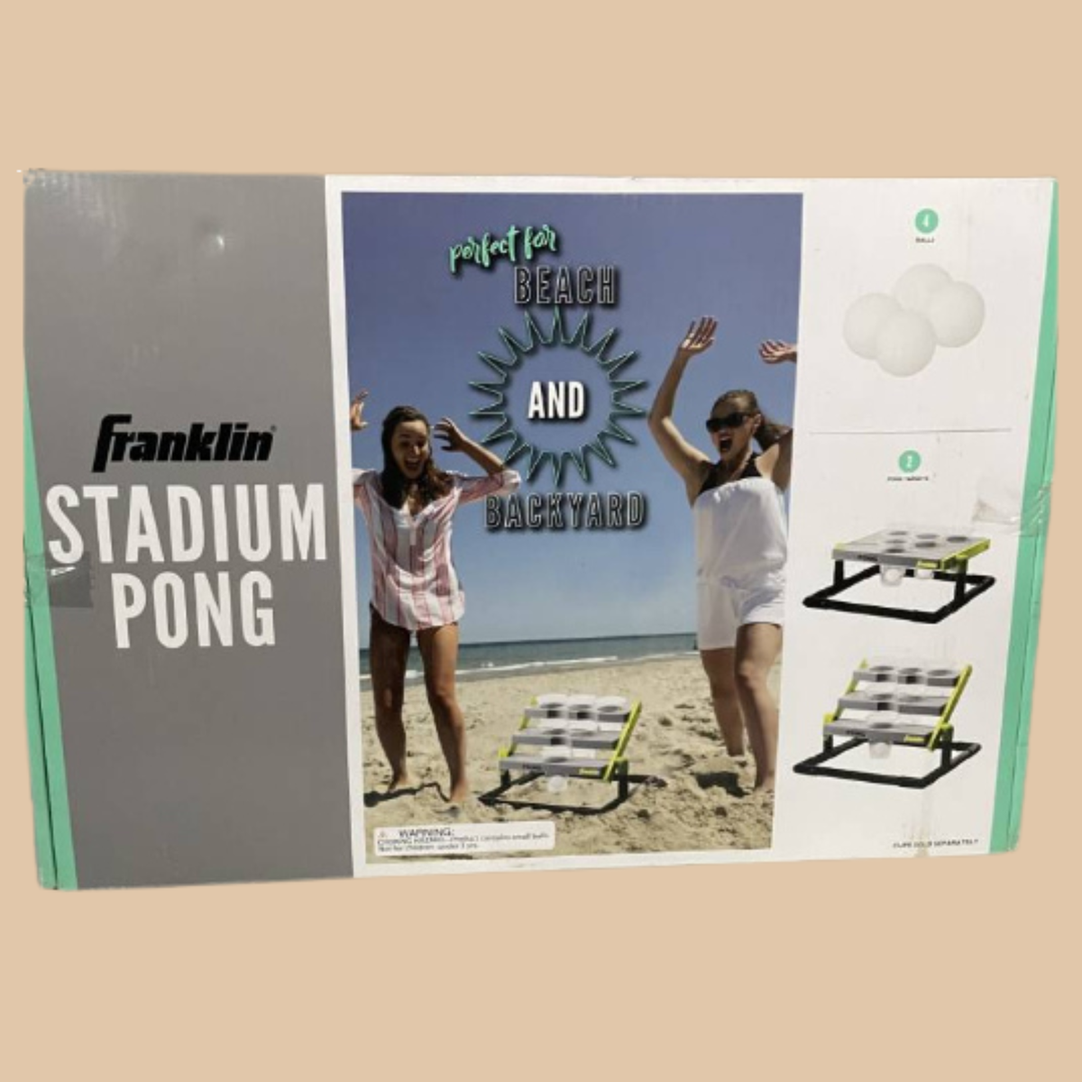 Franklin Sports Stadium Pong - Target Toss Game for Beach & Backyard