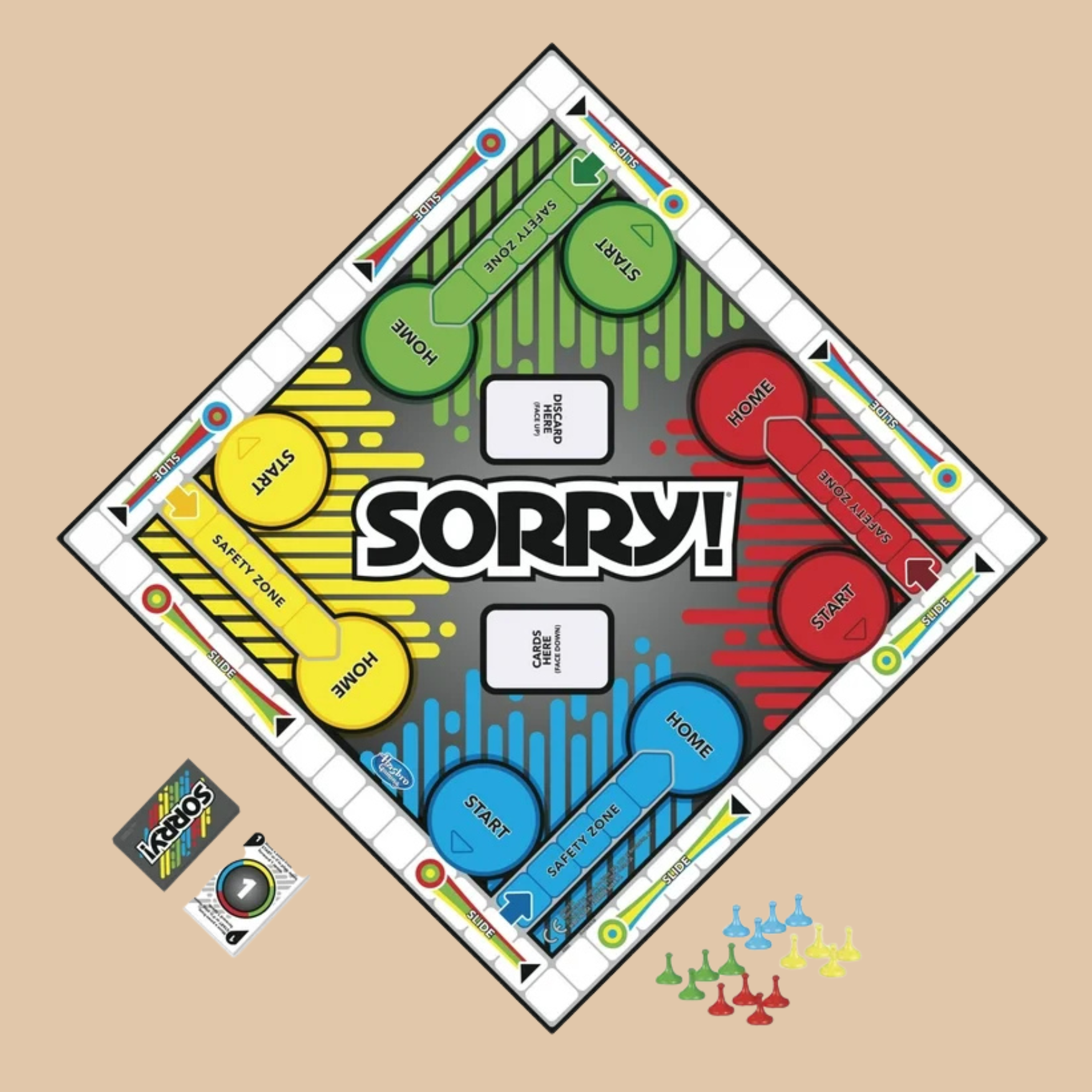 Sorry! Board Game for Kids, Classic Hasbro Game