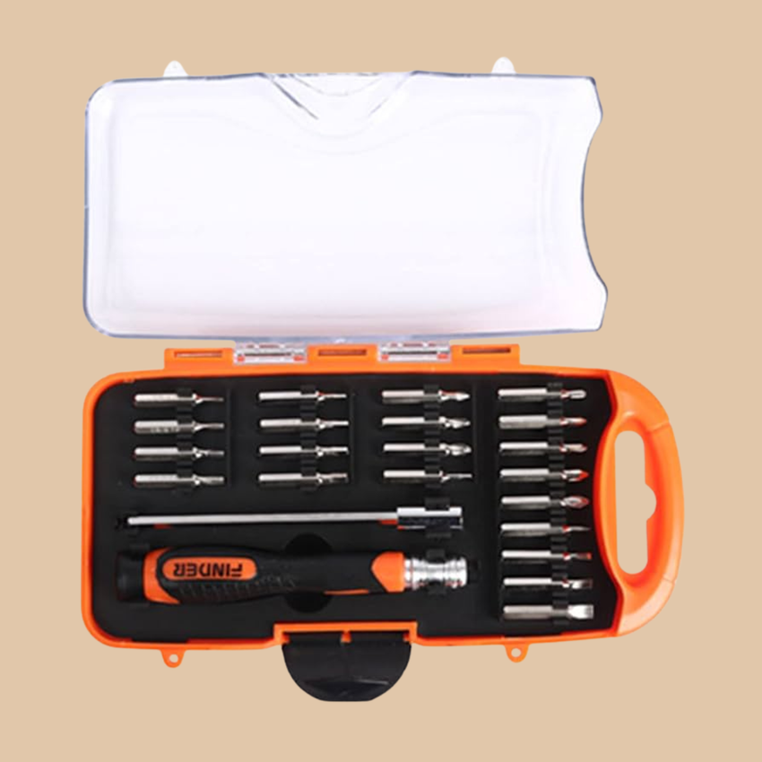 23pcs Bit Sleeve & Socket Set – High Hardness for Construction