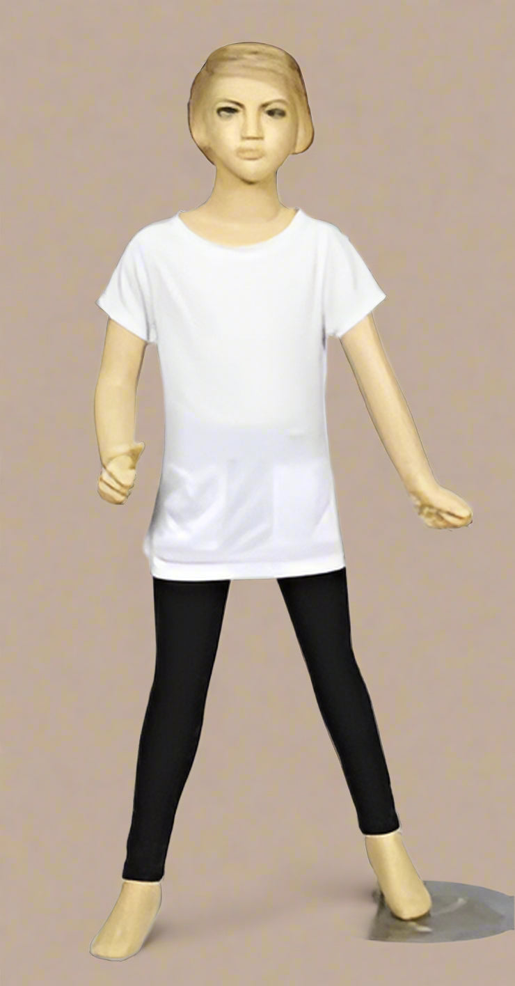 Girls' Tunic with 2 Pockets – 100% Cotton Comfort