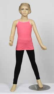 Girls' Adjustable Spaghetti Strap Blouse – 100% Cotton Comfort