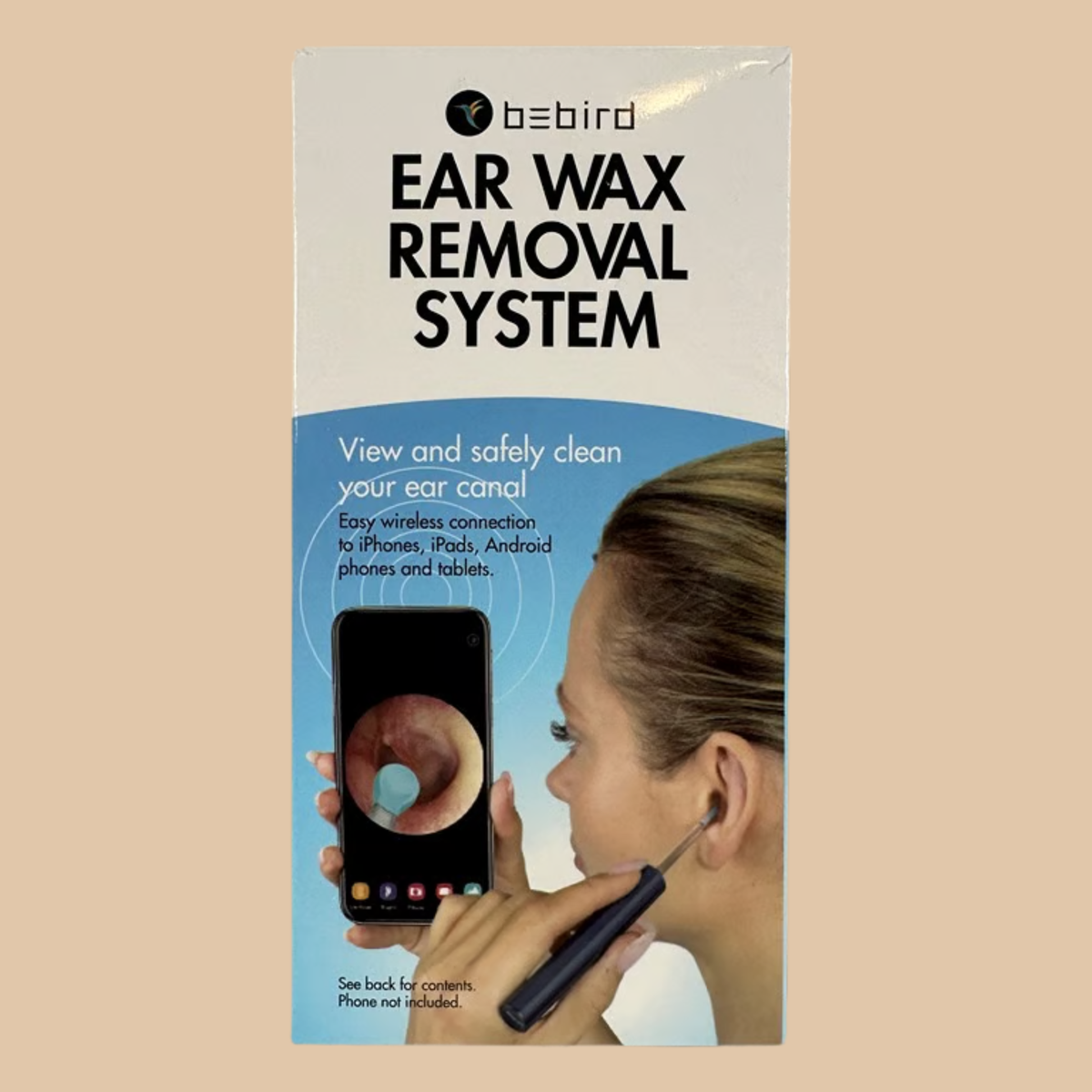 Bebird W3 Ear Cleaning Otoscope, Blue