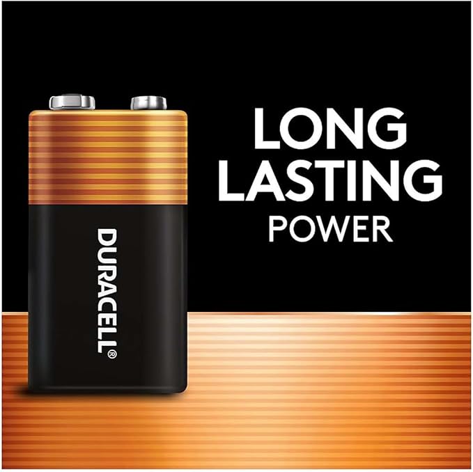 Duracell Copper Top Alkaline 9V Batteries, 4 PCS