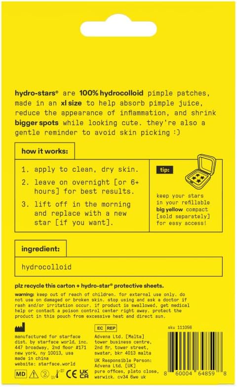 STARFACE XL STAR PIMPLE PATCHES 32 STAR