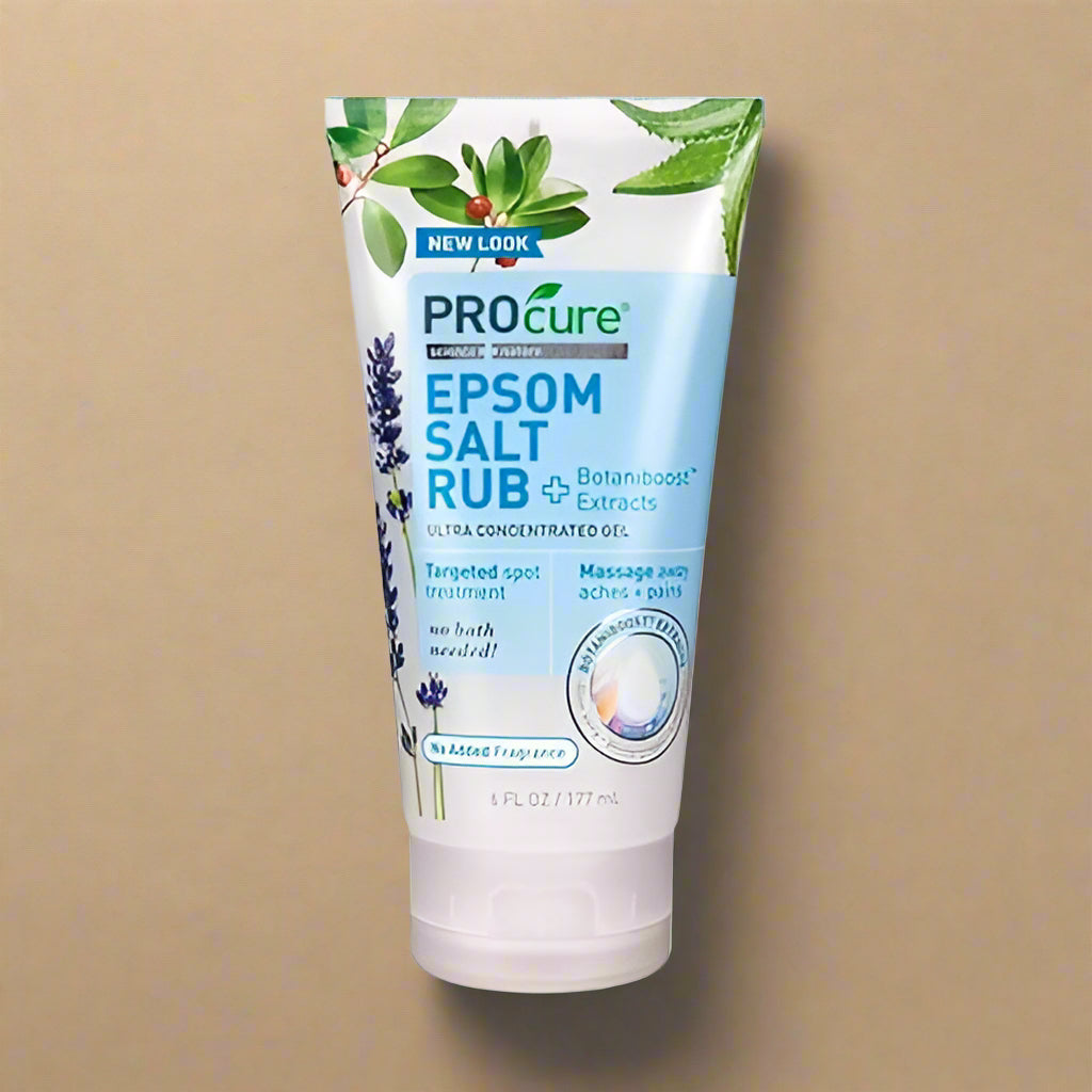 Pro Cure Epsom Salt Rub + BotaniBoost Extracts – 6 oz