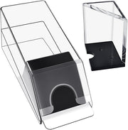 4,6,8 Deck Blackjack Shoe and Discard Tray, Clear Acrylic Blackjack Card Dispenser Dealing Holder Shoe for Playing Card Standard Size Poker Deck - Hammerhead LLC.