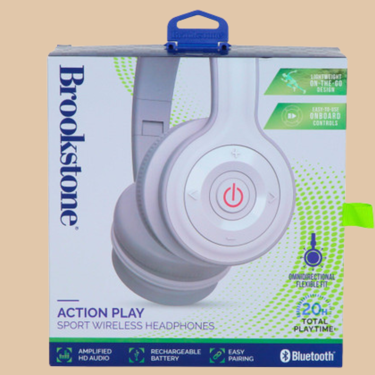 Brookstone Sport Wireless Headphones - White
