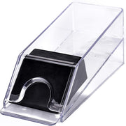 4,6,8 Deck Blackjack Shoe and Discard Tray, Clear Acrylic Blackjack Card Dispenser Dealing Holder Shoe for Playing Card Standard Size Poker Deck - Hammerhead LLC.