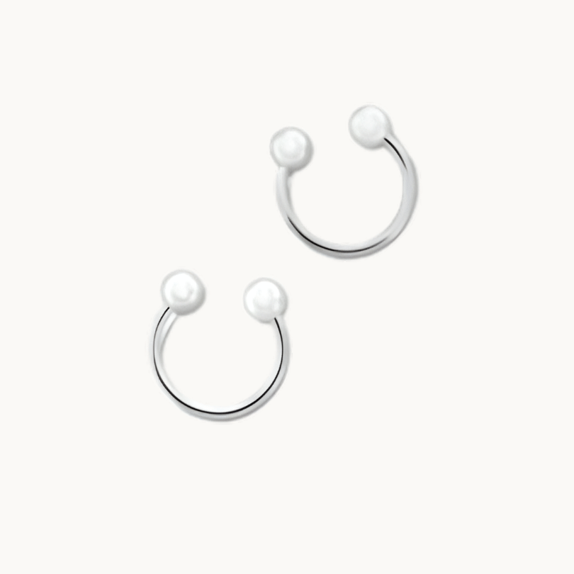 Stainless Steel Cartilage Rings Set 2PCS