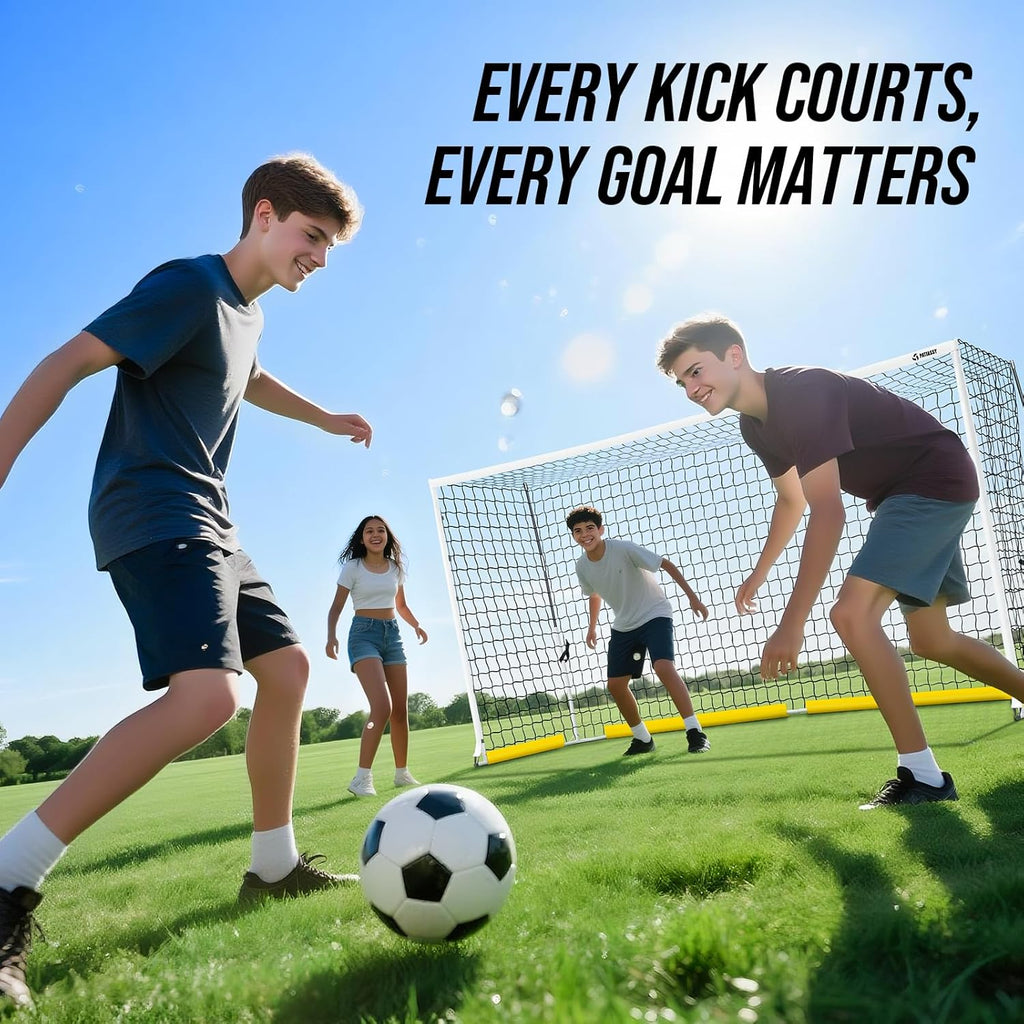 Patiassy Soccer Goal Net with Training Target & Carry Bag