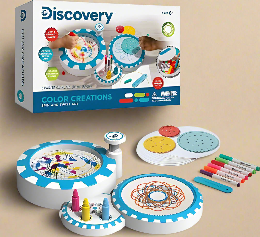 Discovery Kids Color Creations Spin & Twist Art Kit