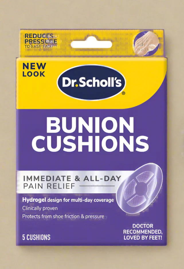 Dr. Scholl’s Bunion Cushions – Hydrogel Technology (5 Cushions)