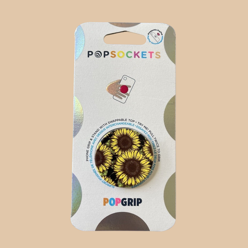 Popsocket PopGrip Phone Holder & Stand – Sunflower Power