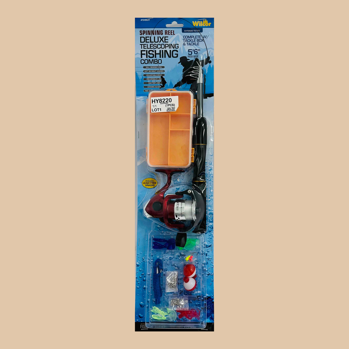 Deluxe Telescoping Fishing Rod with Reel & Tackle