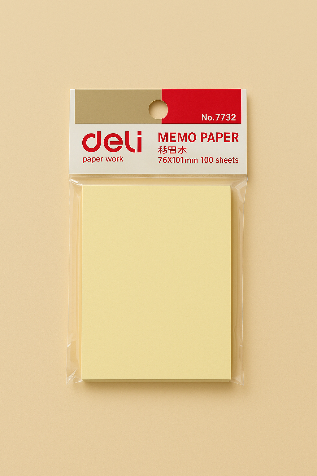 Deli Memo Paper Sticky Notes 3" x 2" Yellow (300 Sheets)
