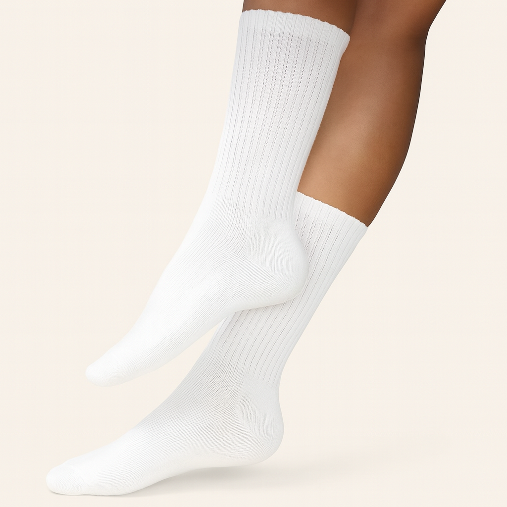 Hanes Men’s Cushion Crew Socks with Odor Protection