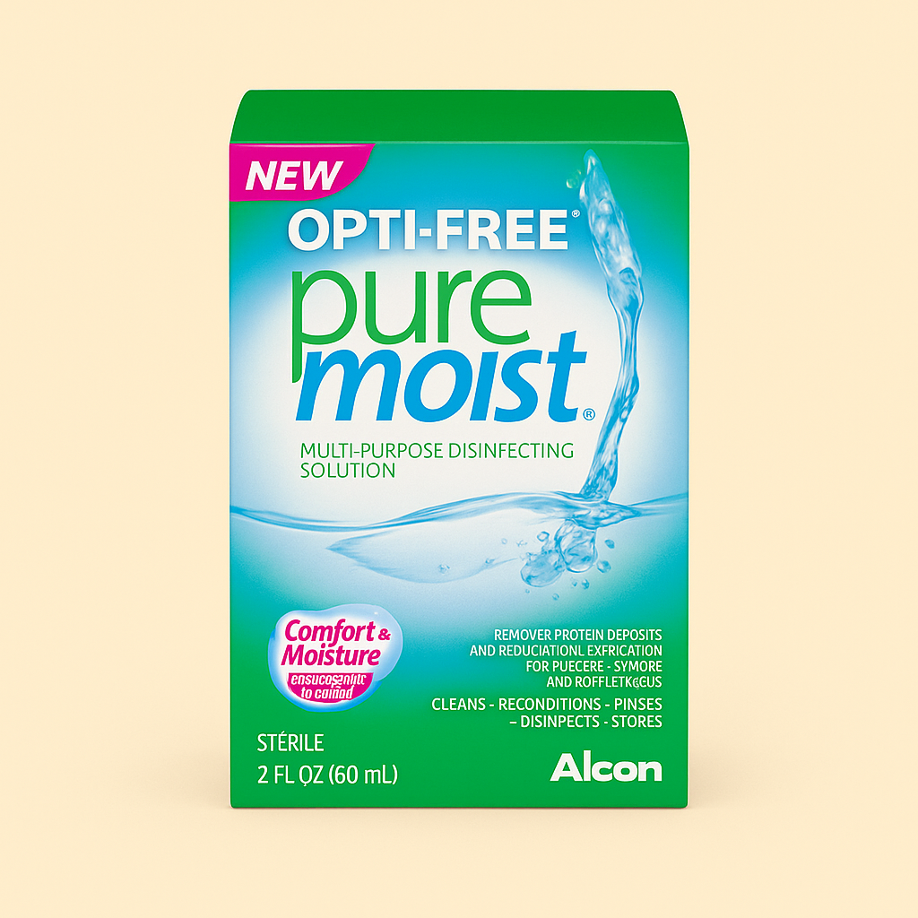 Opti-Free Puremoist Multi-Purpose Disinfecting Solution – 2 oz