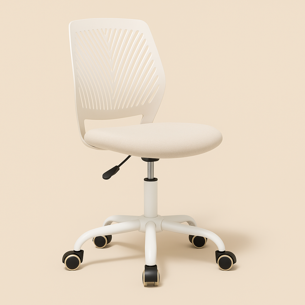 Homycasa Teen Fabric Task Chair – Beige