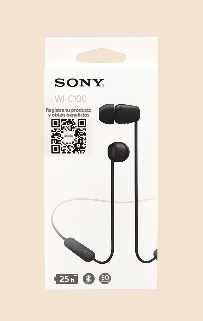 Sony WI-C100 Bluetooth Wireless In-Ear Headphones
