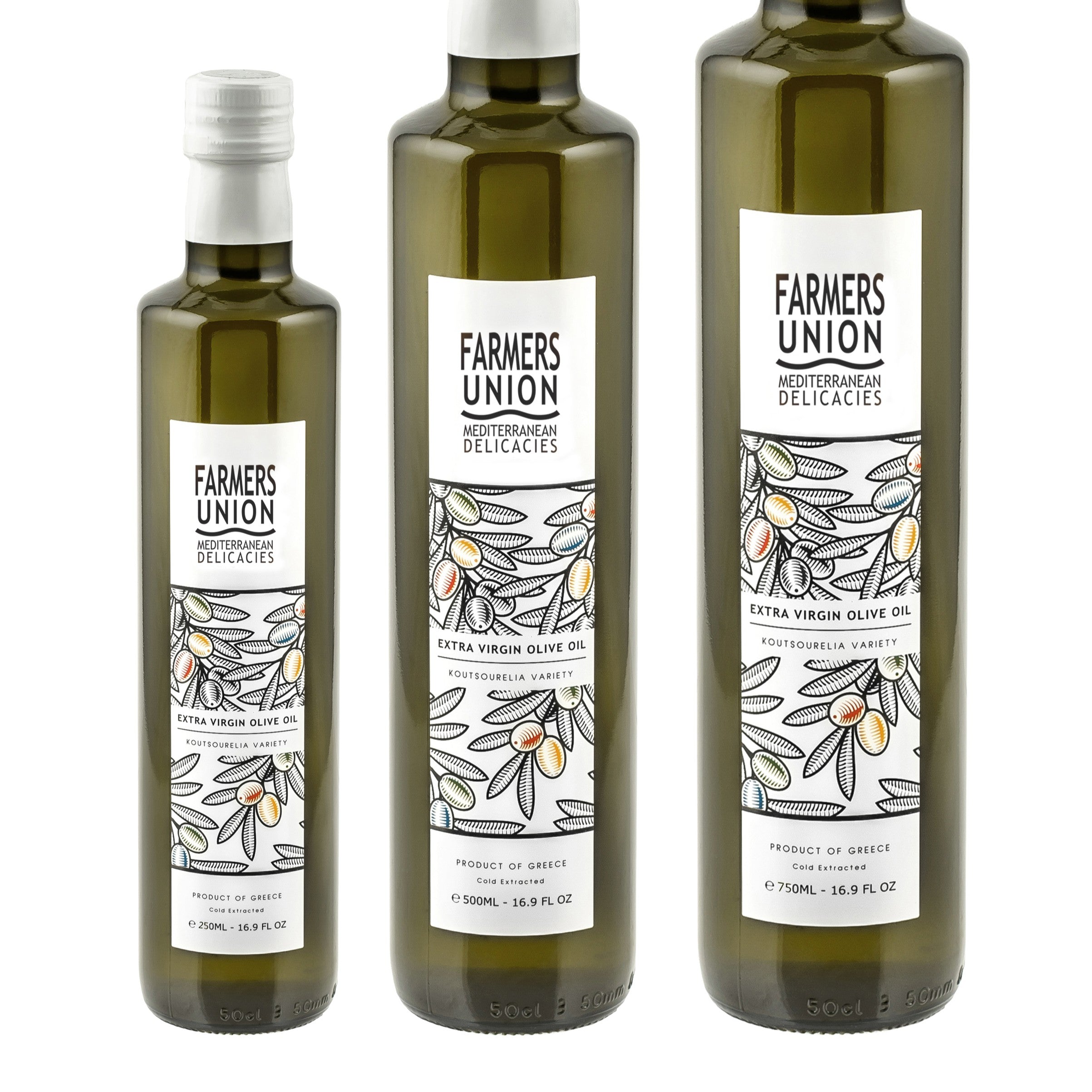 Farmers Union Mediterranean Delicacies Extra Virgin Olive Oil – Koutsourelia Variety Premium EVOO