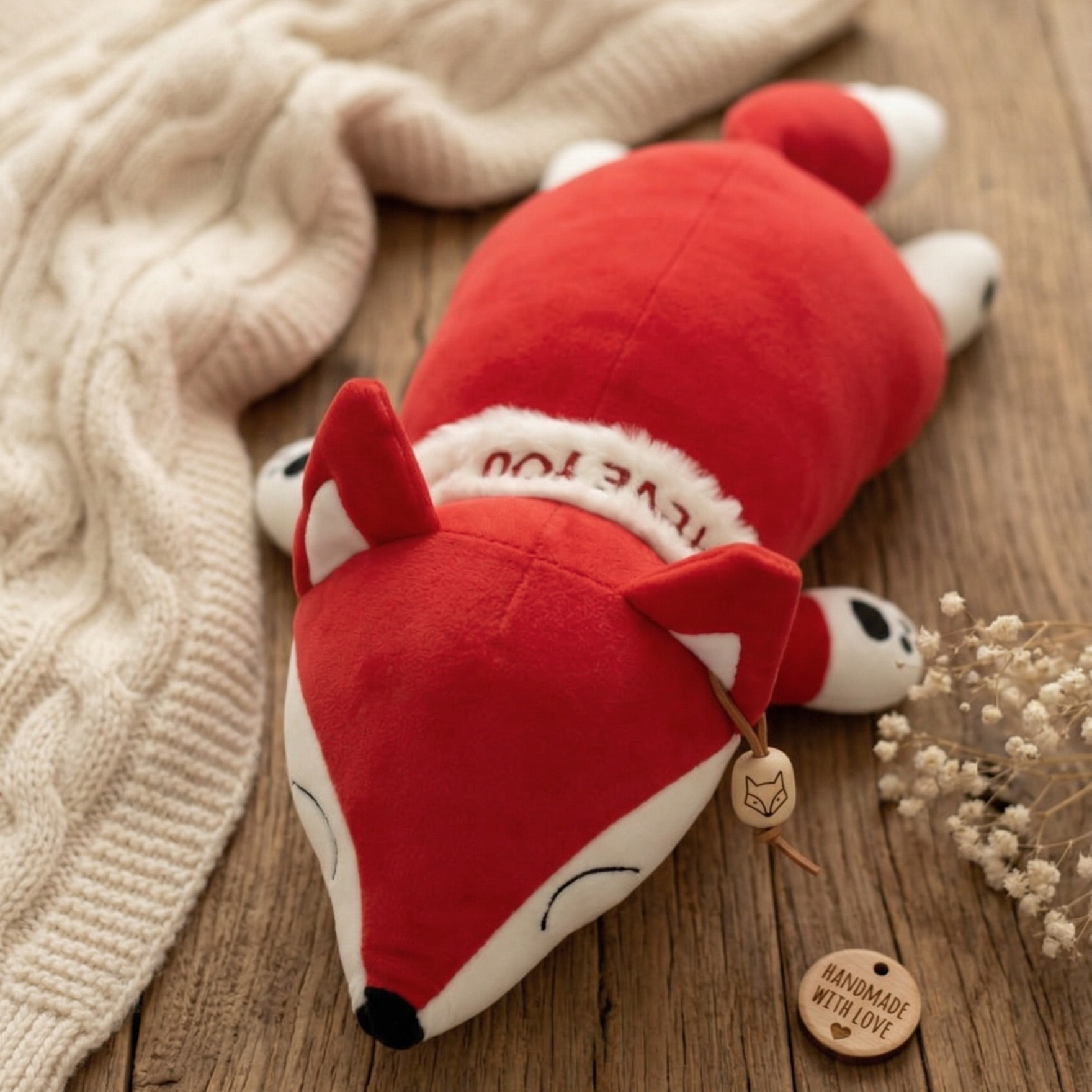Soft Plush Cutie Fox Stuffed Animal Toy – Medium Size (10" to 14")